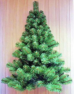 Фото Новогодний интерьер-2008: Готовь синюю мишуру и золотые елки. Настенная елка